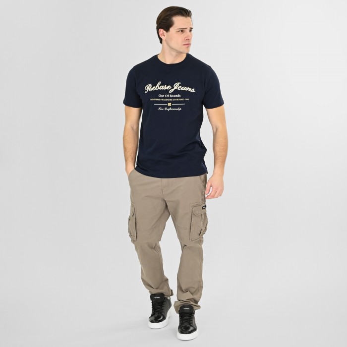 Μπλούζα Rebase 261-RTS-9093 Navy T-Shirt