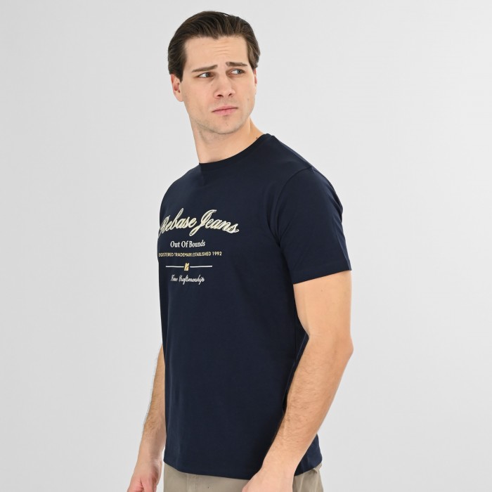 Μπλούζα Rebase 261-RTS-9093 Navy T-Shirt
