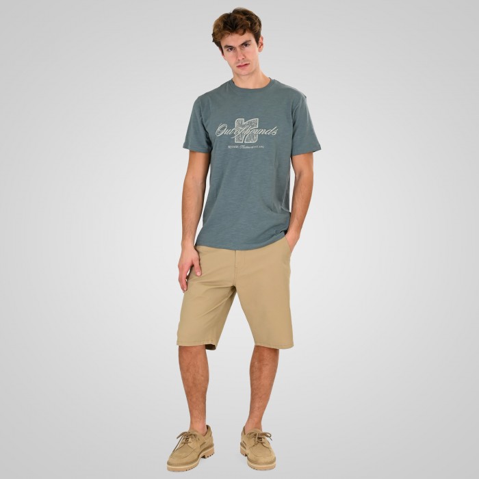 Μπλούζα Rebase 261-RTS-9112 Stone Blue T-Shirt
