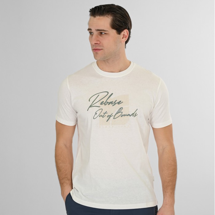 Μπλούζα Rebase 261-RTS-9089 Off White T-Shirt