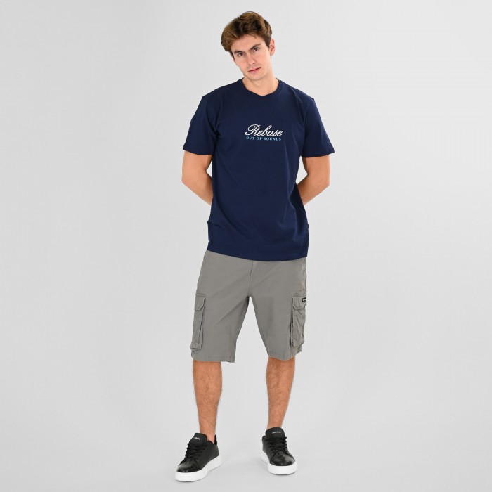 Μπλούζα Rebase 261-RTS-9013 Dark Blue T-Shirt