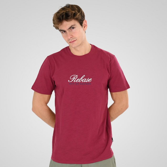 Μπλούζα Rebase 261-RTS-9013 Dark Cranberry T-Shirt