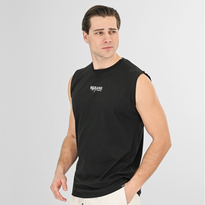 Αμάνικη μπλούζα Rebase 261.RTSL 9104 Black T-Shirt