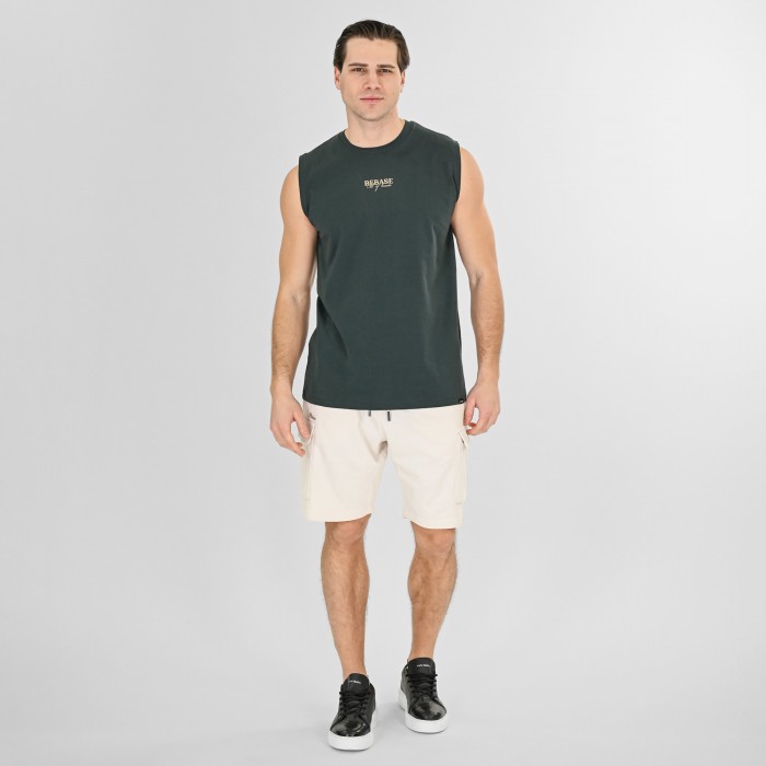 Αμάνικη μπλούζα Rebase 261.RTSL 9104 Forest Green T-Shirt