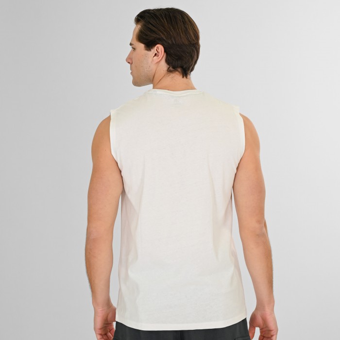 Αμάνικη μπλούζα Rebase 261.RTSL 9104 ΅White T-Shirt