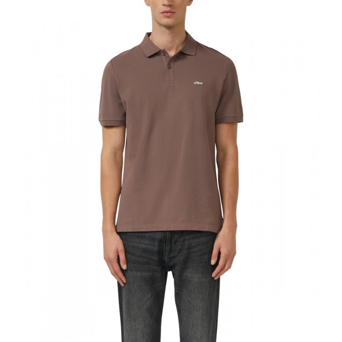 Πόλο s.Oliver 2138262 8902 Brown Polo