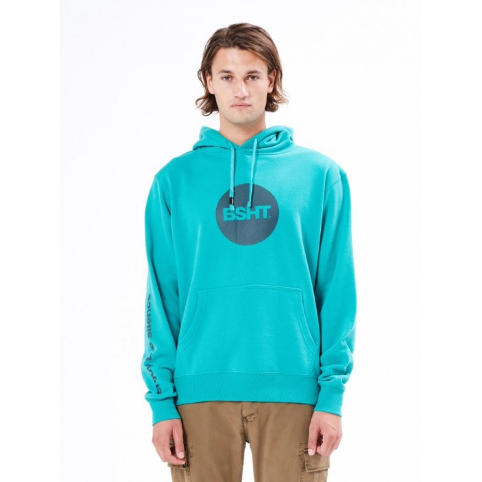 Hoodies Basehit 212.BM20.02 Turquoise Φούτερ