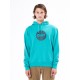 Hoodies Basehit 212.BM20.02 Turquoise Φούτερ