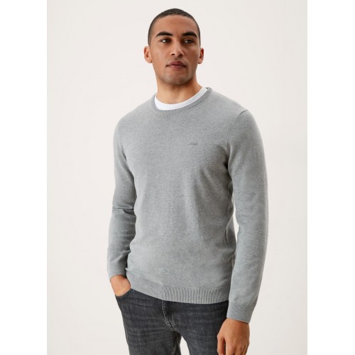 Πουλόβερ s.Oliver Basic 2040664 N 92W0 Grey