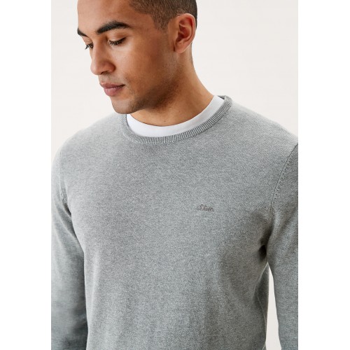 Πουλόβερ s.Oliver Basic 2040664 N 92W0 Grey