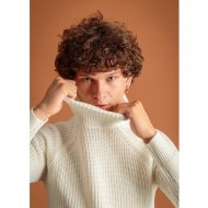 Smart & Co Πλεκτό Ζιβάγκο 46-201-001 Off White