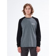 Μπλούζα Μακρύ Μανίκι Basehit 20-212.BM31.16 D.GREY ML/BLACK 