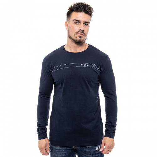 Μπλούζα Biston Μακρυμάνικη 46-206-023 Blue