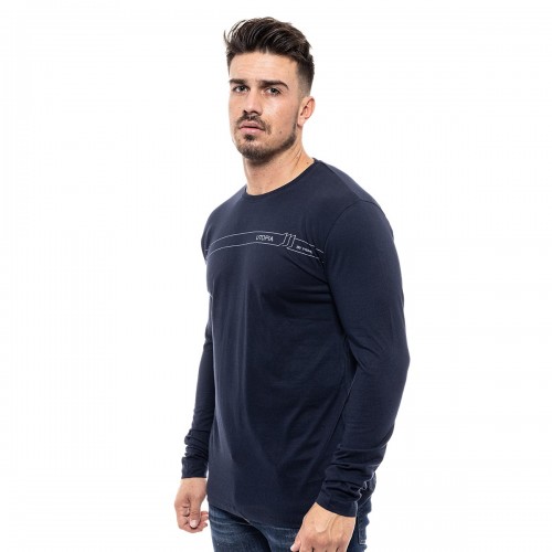 Μπλούζα Biston Μακρυμάνικη 46-206-023 Blue