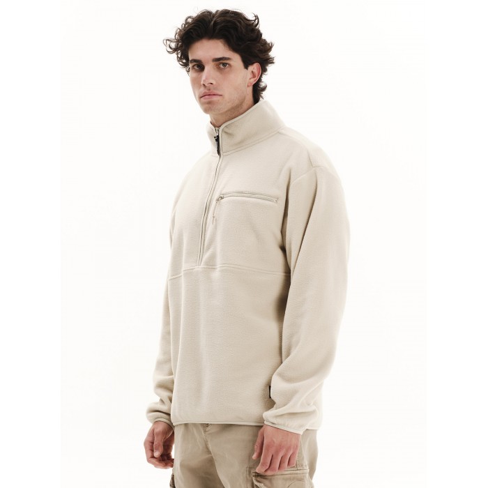Half Zip Emerson 252.EM28.06 Clay-Grey Ζακέτες Half Zip Emerson 252.EM28.06 Clay-Grey Ζακέτες