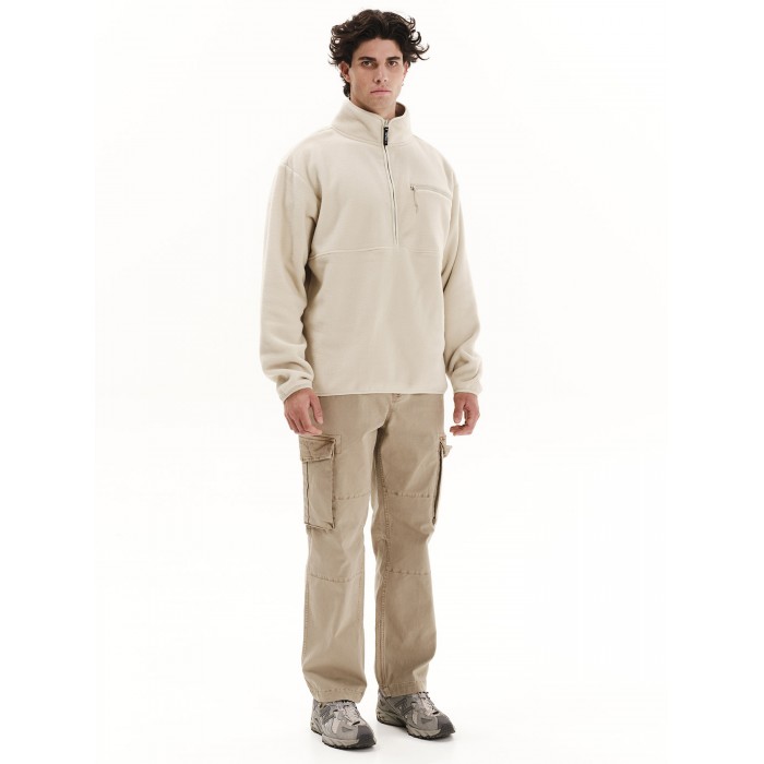 Half Zip Emerson 252.EM28.06 Clay-Grey Ζακέτες Half Zip Emerson 252.EM28.06 Clay-Grey Ζακέτες