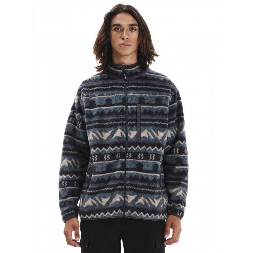 Ζακέτα Sherpa Emerson 252.EM290.122 PR548 OFF BLACK