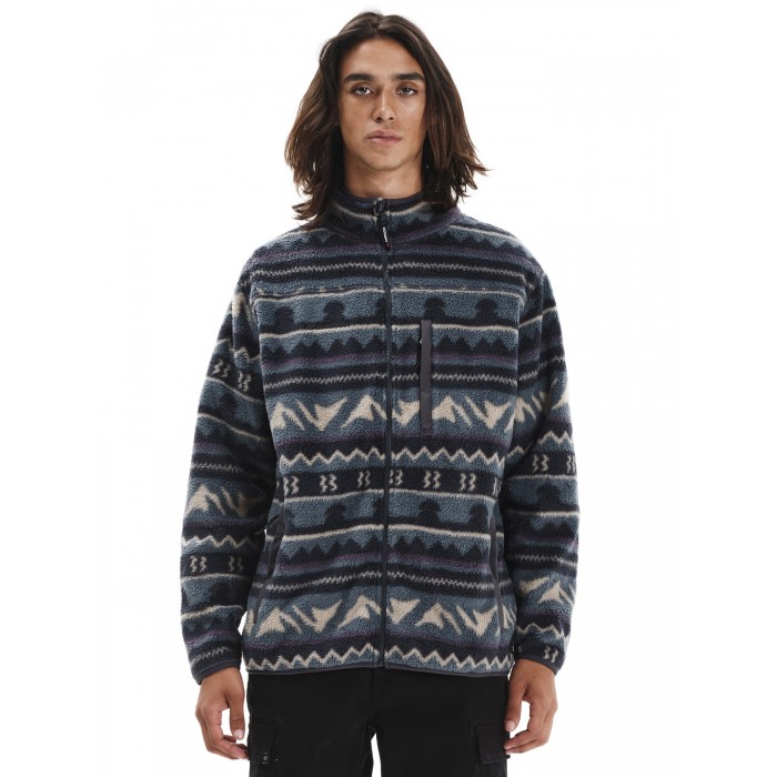 Ζακέτα Sherpa Emerson 252.EM290.122 PR548 OFF BLACK Φούτερ