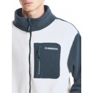 Ζακέτα Sherpa Emerson 252.EM290.27 OFF WHITE/DEEP TEAL