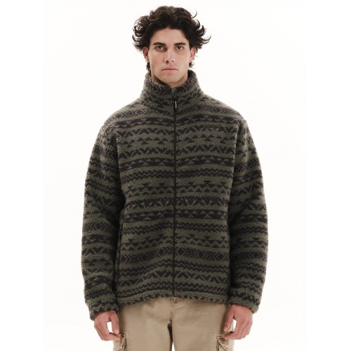 Ζακέτα Sherpa Emerson 252.EM290.406 PR541 GREEN
