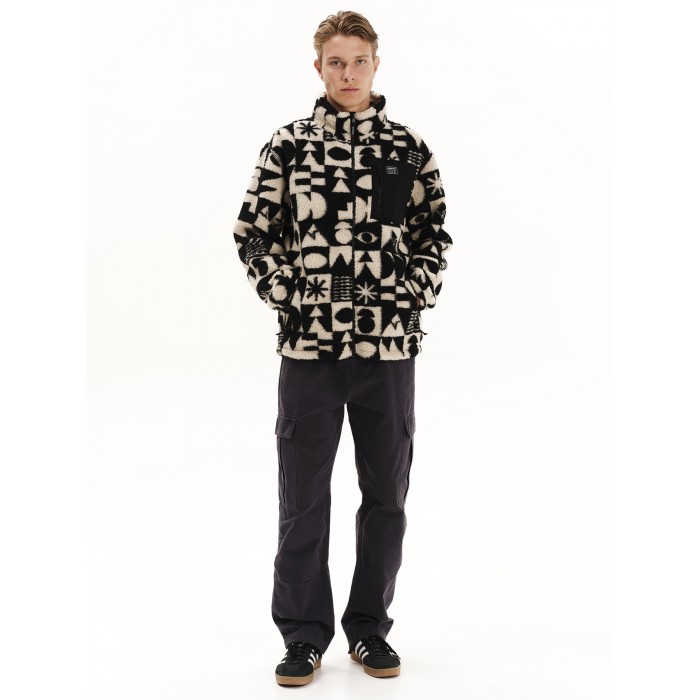 Ζακέτα Sherpa Emerson 252.EM290.406 PR542 OFF WHITE Φούτερ