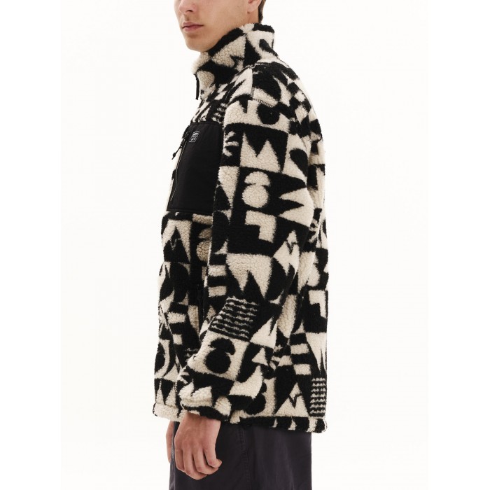 Ζακέτα Sherpa Emerson 252.EM290.406 PR542 OFF WHITE Φούτερ