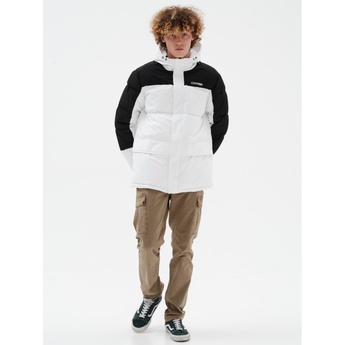 Μπουφάν Emerson 232.EM10.57 White-Black Mπουφάν