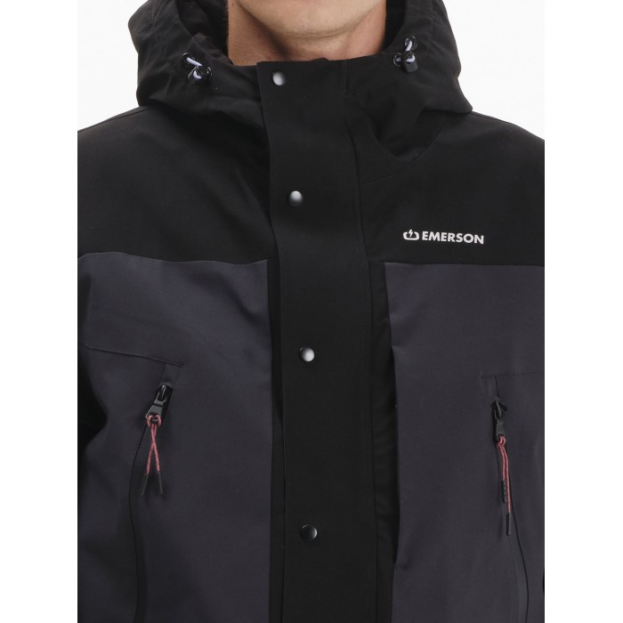 Μπουφάν Emerson Hooded Parka  252.EM10.29 Ebony - Black Χειμερινά  Μπουφάν Μπουφάν Emerson Hooded Parka  252.EM10.29 Ebony - Black Χειμερινά  Μπουφάν