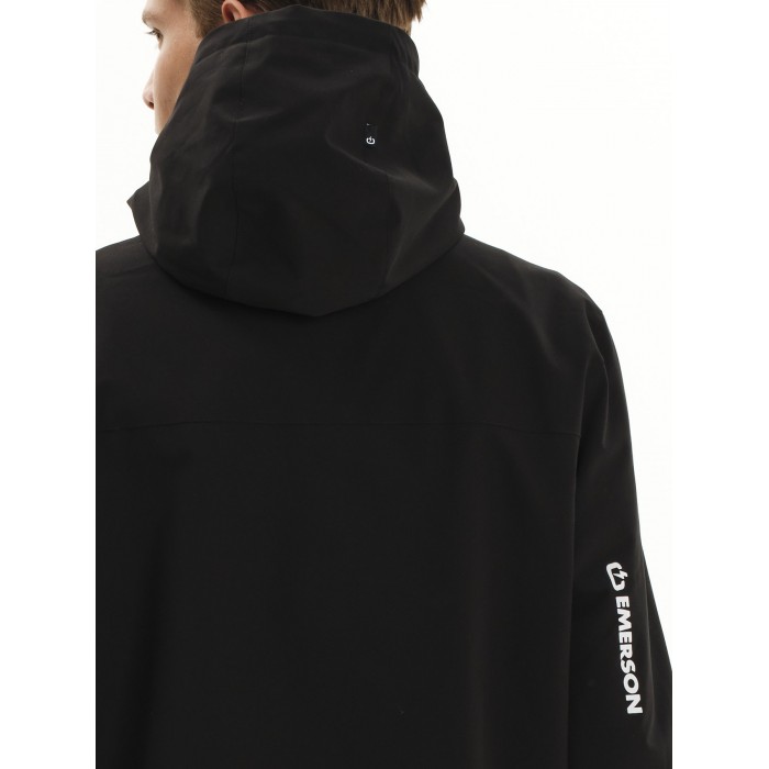 Μπουφάν Emerson Hooded Bomber 252.EM10.37 Black Χειμερινά  Μπουφάν