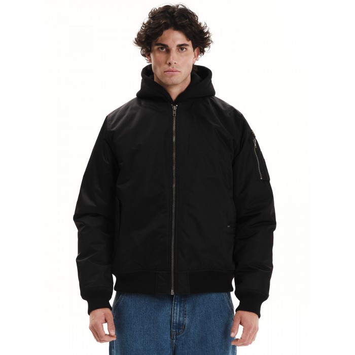 Μπουφάν Emerson Flight Jacket 252.EM10.59 Black Χειμερινά  Μπουφάν Μπουφάν Emerson Flight Jacket 252.EM10.59 Black Χειμερινά  Μπουφάν