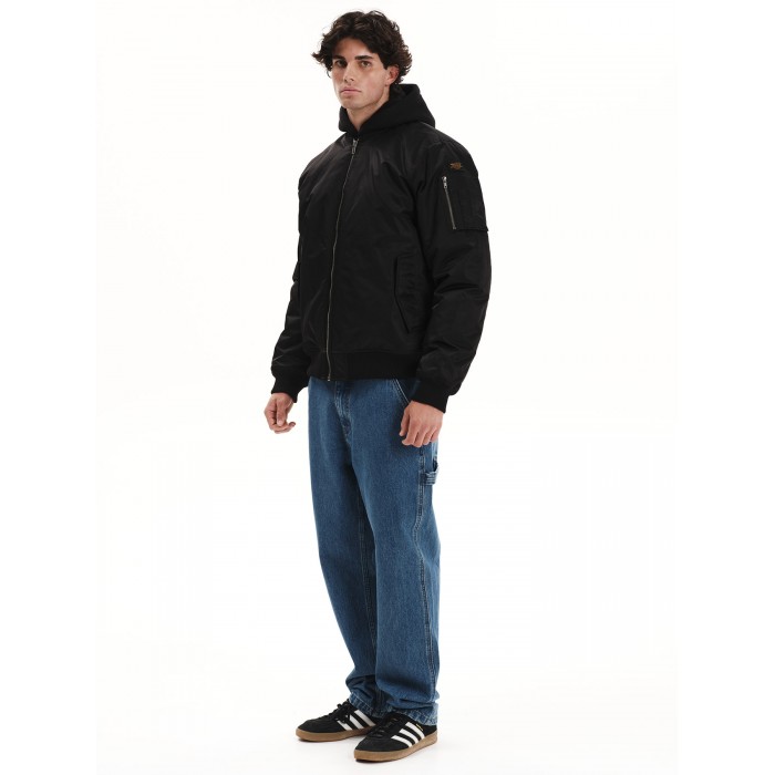 Μπουφάν Emerson Flight Jacket 252.EM10.59 Black Χειμερινά  Μπουφάν Μπουφάν Emerson Flight Jacket 252.EM10.59 Black Χειμερινά  Μπουφάν