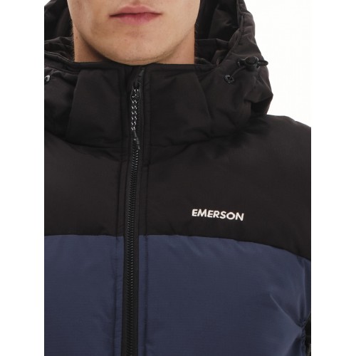 Μπουφάν Emerson  Puffer Vest 252.EM10.77 Dutch Blue - Black  Μπουφάν Emerson  Puffer Vest 252.EM10.77 Dutch Blue - Black