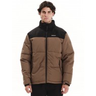 Μπουφάν Emerson Puffer 252.EM10.79 Light Brown - Black
