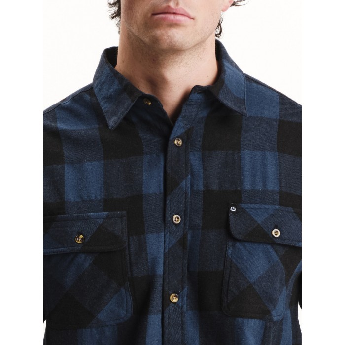 Πουκάμισο Emerson 252.EM60.80 Blue-Black Πουκάμισα Πουκάμισο Emerson 252.EM60.80 Blue-Black Πουκάμισα