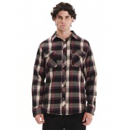 Πουκάμισο Emerson 252.EM60.80 Wine-Black