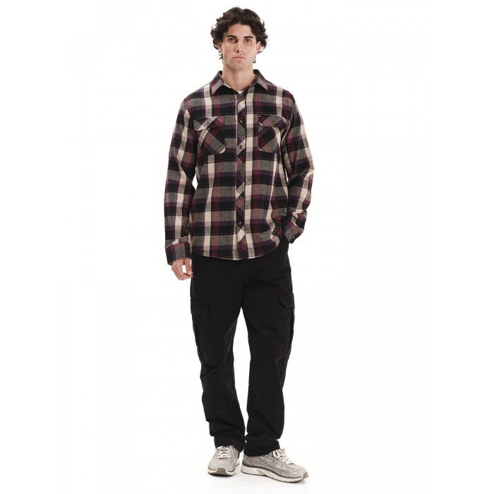 Πουκάμισο Emerson 252.EM60.80 Wine-Black Πουκάμισα Πουκάμισο Emerson 252.EM60.80 Wine-Black Πουκάμισα