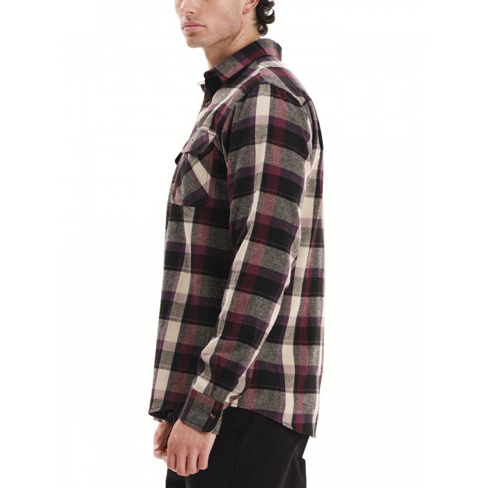 Πουκάμισο Emerson 252.EM60.80 Wine-Black Πουκάμισα Πουκάμισο Emerson 252.EM60.80 Wine-Black Πουκάμισα