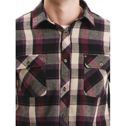 Πουκάμισο Emerson 252.EM60.80 Wine-Black Πουκάμισο Emerson 252.EM60.80 Wine-Black