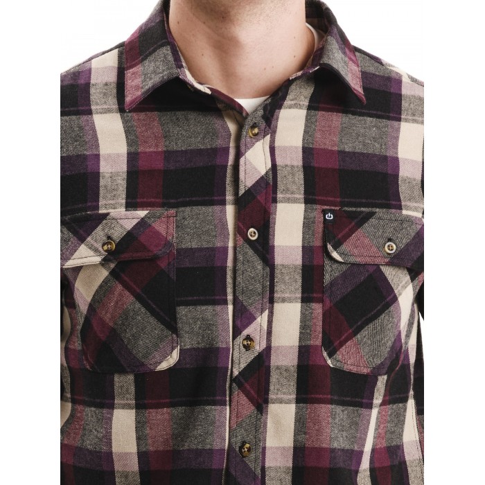 Πουκάμισο Emerson 252.EM60.80 Wine-Black Πουκάμισα Πουκάμισο Emerson 252.EM60.80 Wine-Black Πουκάμισα