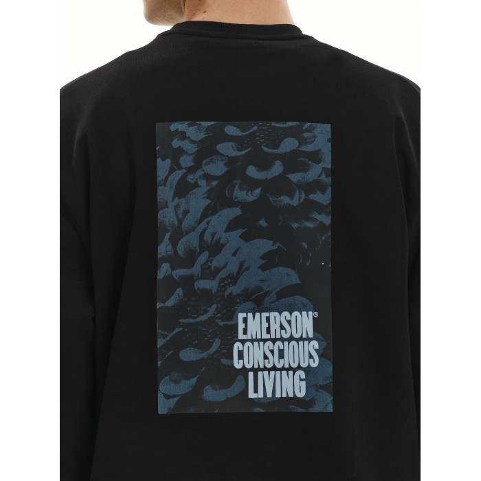 Φούτερ Emerson 252.EM20.22 Black Φούτερ