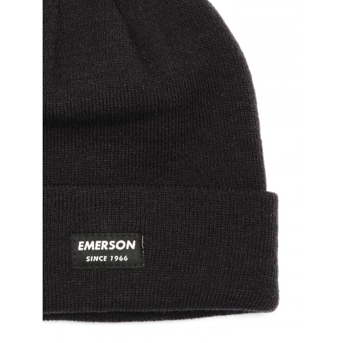 Σκουφί Emerson 222.BU03.19 Black Σκουφιά