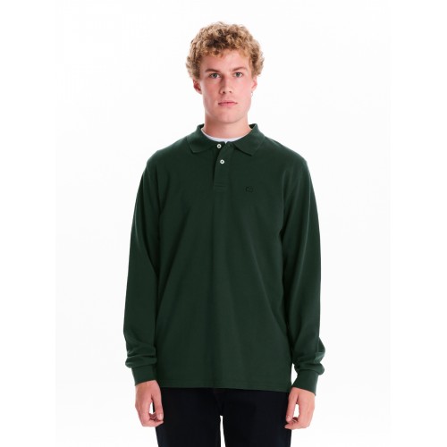 Μπλούζα Πόλο μακρύ μανίκι  Emerson 252.EM35.01A Forest Μπλούζα Πόλο μακρύ μανίκι  Emerson 252.EM35.01A Forest