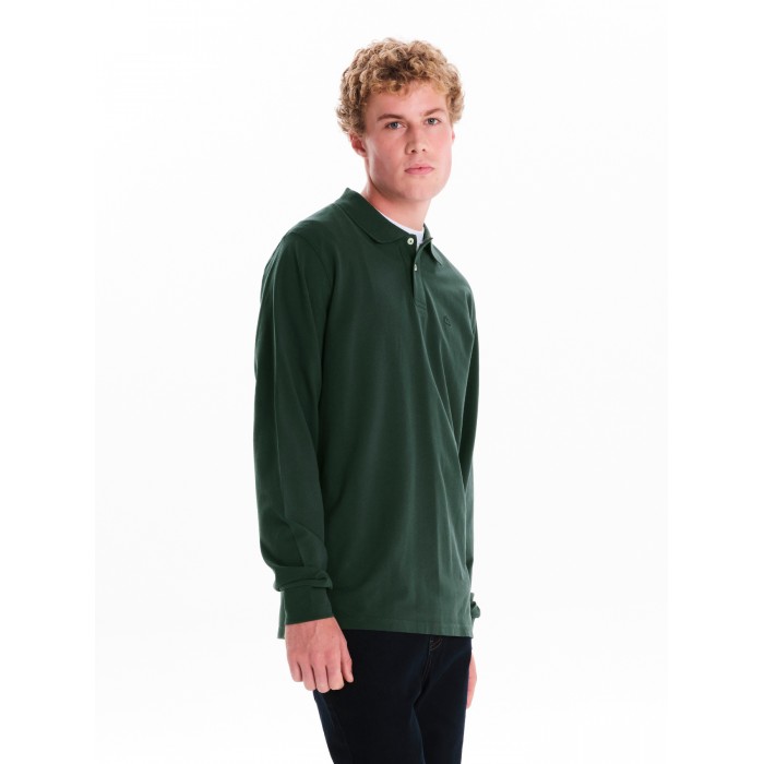 Μπλούζα Πόλο μακρύ μανίκι  Emerson 252.EM35.01A Forest Polo
