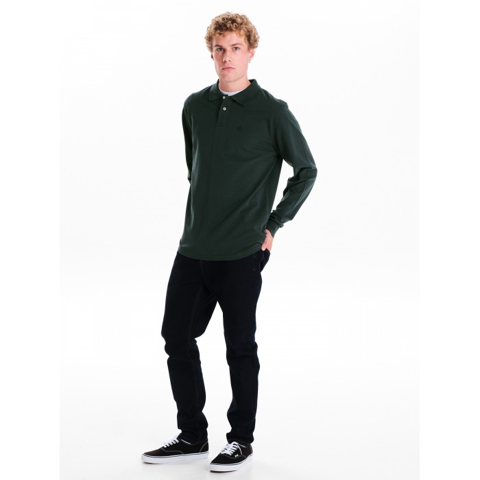 Μπλούζα Πόλο μακρύ μανίκι  Emerson 252.EM35.01A Forest Polo