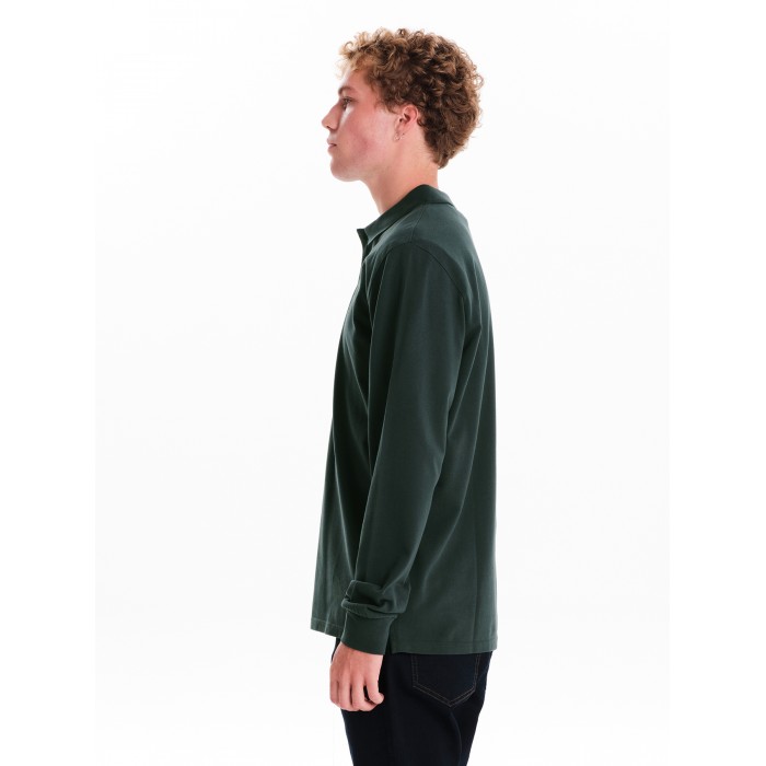 Μπλούζα Πόλο μακρύ μανίκι  Emerson 252.EM35.01A Forest Polo
