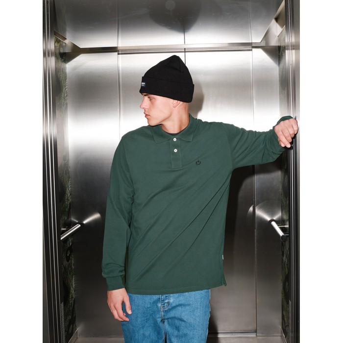 Μπλούζα Πόλο μακρύ μανίκι  Emerson 252.EM35.01A Forest Polo