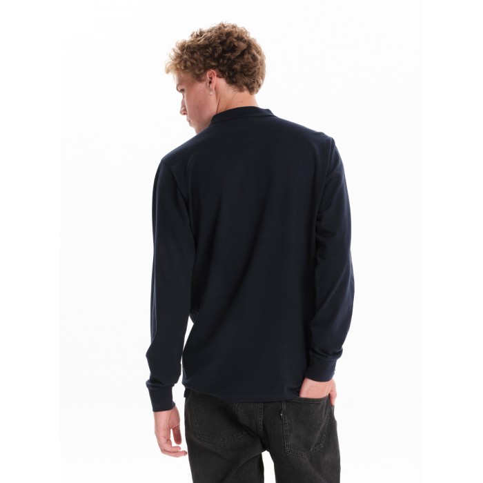 Μπλούζα Πόλο μακρύ μανίκι  Emerson 252.EM35.01A Navy Blue Polo
