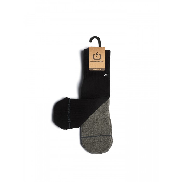 Κάλτσες Emerson 241.EU08.43 BLACK/GREY ML Αξεσουάρ