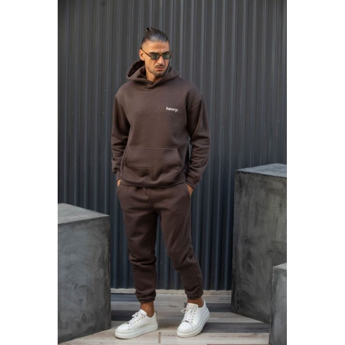 Φούτερ Henry 3-763 Brown Φούτερ