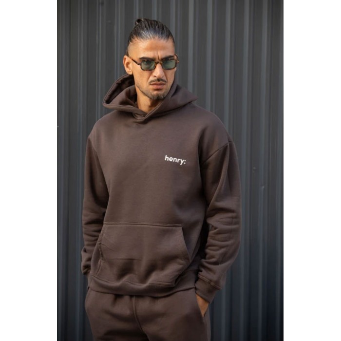 Φούτερ Henry 3-763 Brown Φούτερ